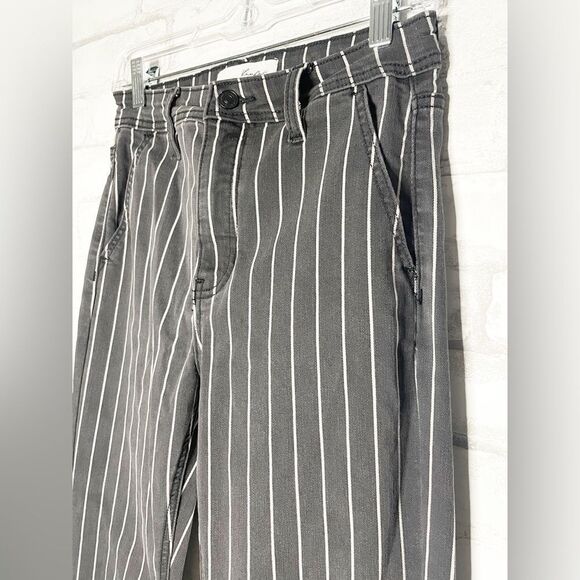 KanCan Lura High Rise Flare Jeans Pinstripe Flare - Picture 6 of 13